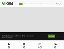 Tablet Screenshot of kam.us.com